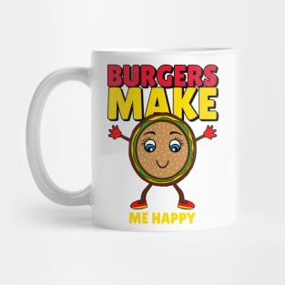 FUNNY Burger Addict Mug